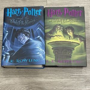 Lot Of 2 Harry Potter Books Novels Homeschooling Mystery